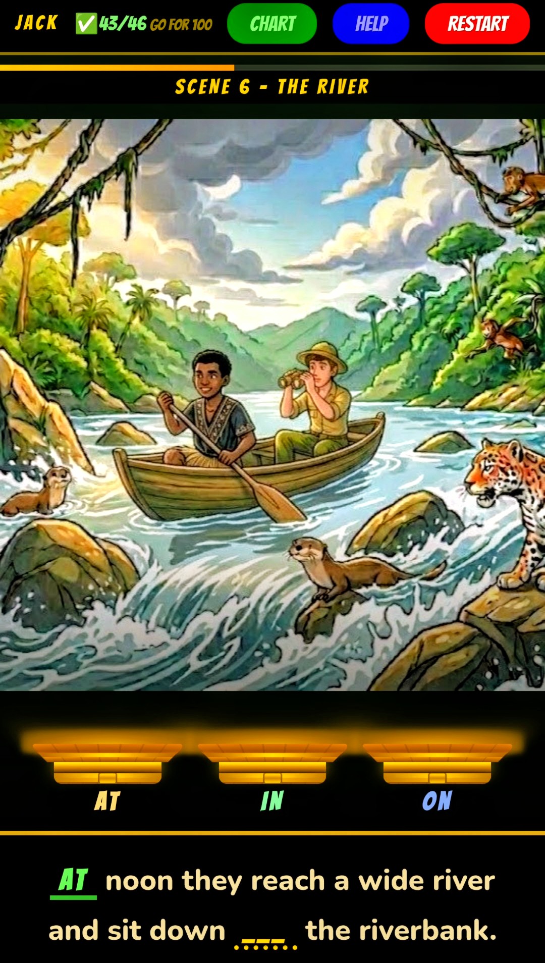 Gameplay screenshot — filling in a gap